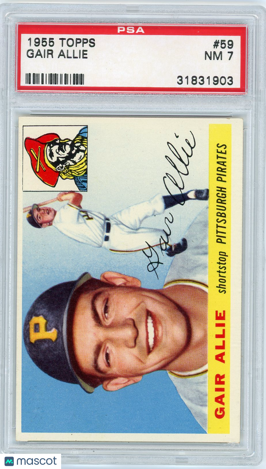 1955 Topps Gair Allie #59 PSA 7