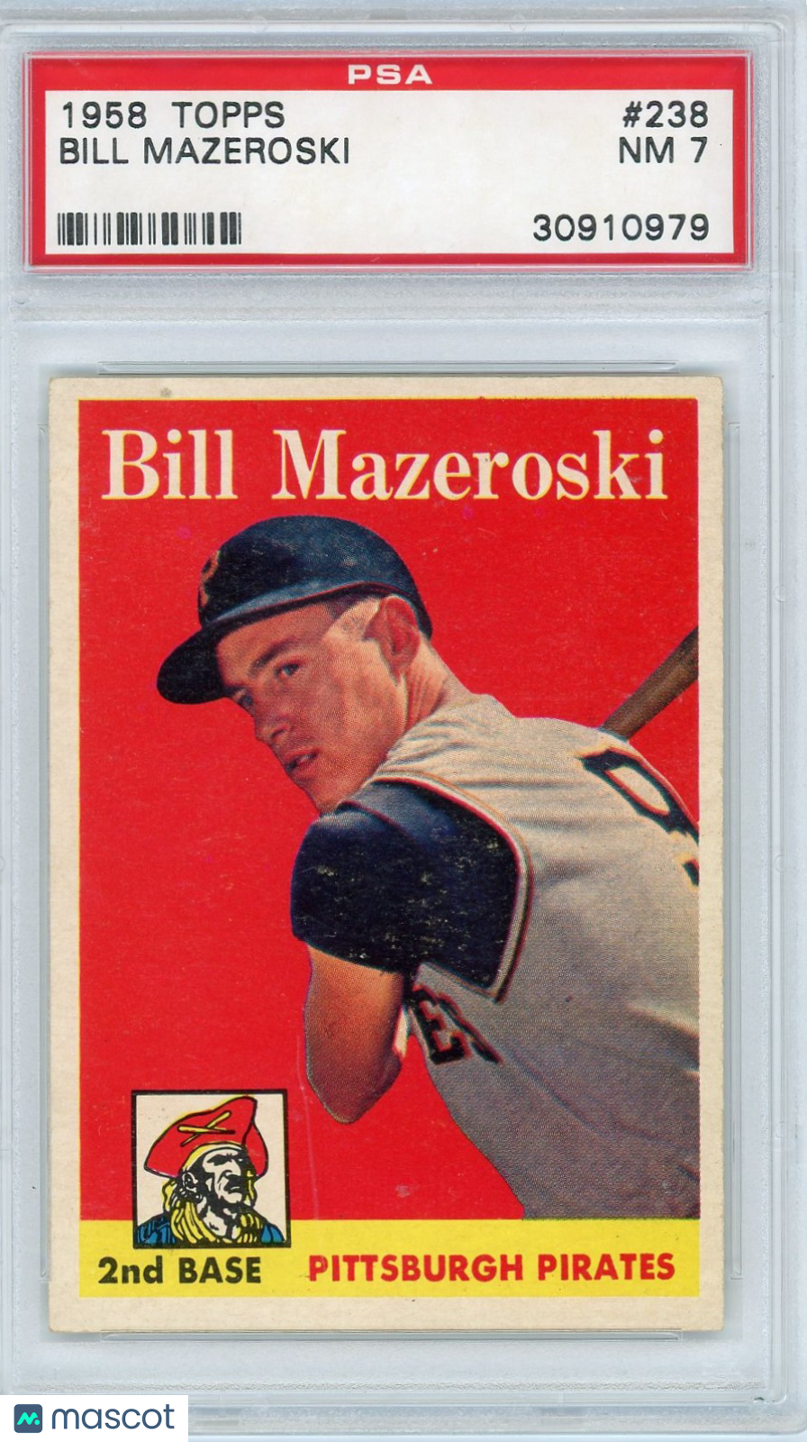 1958 Topps Bill Mazeroski #238 PSA 7