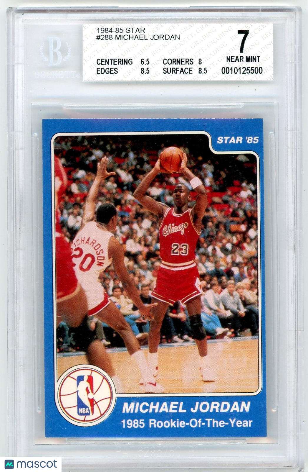 1984 Star Michael Jordan #288 BGS 7