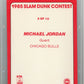 1985 Star Slam Dunk Supers Michael Jordan #5 5x7 BGS 9
