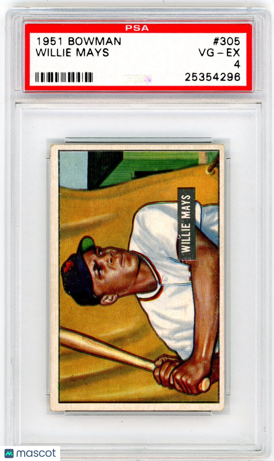 1951 Bowman Willie Mays #305 PSA 4