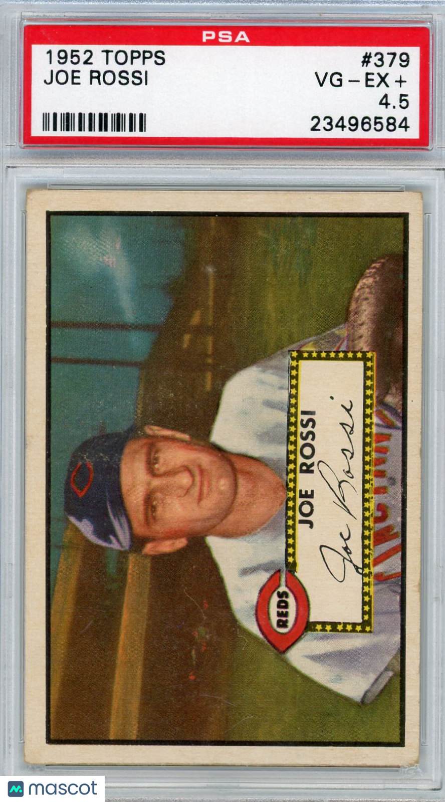 1952 Topps Joe Rossi #379 PSA 4.5