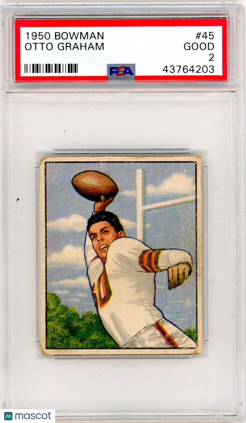 1950 Bowman Otto Graham #45 PSA 2