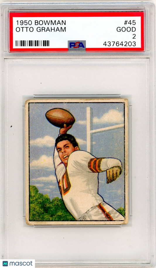 1950 Bowman Otto Graham #45 PSA 2
