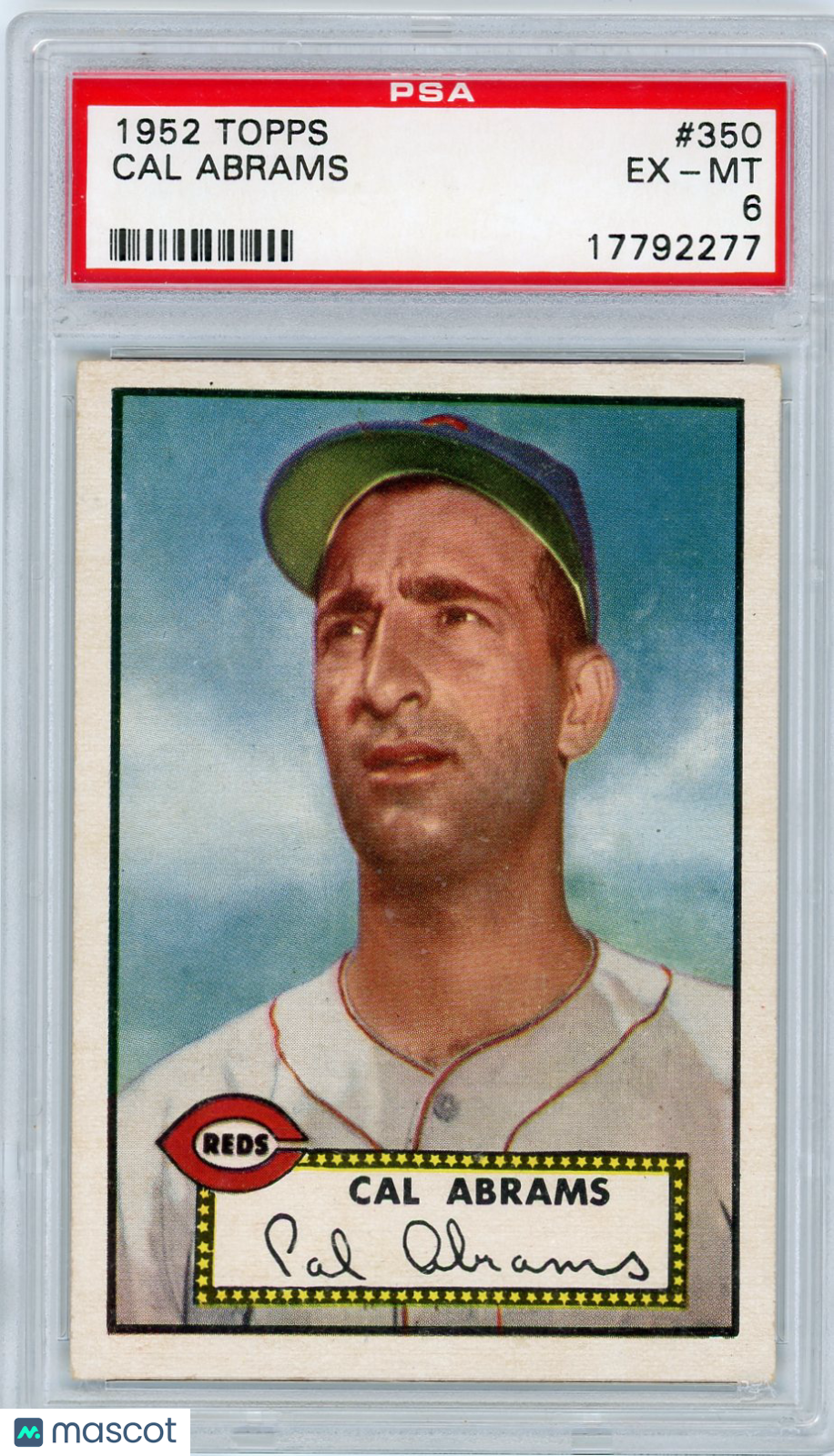 1952 Topps Cal Abrams #350 PSA 6
