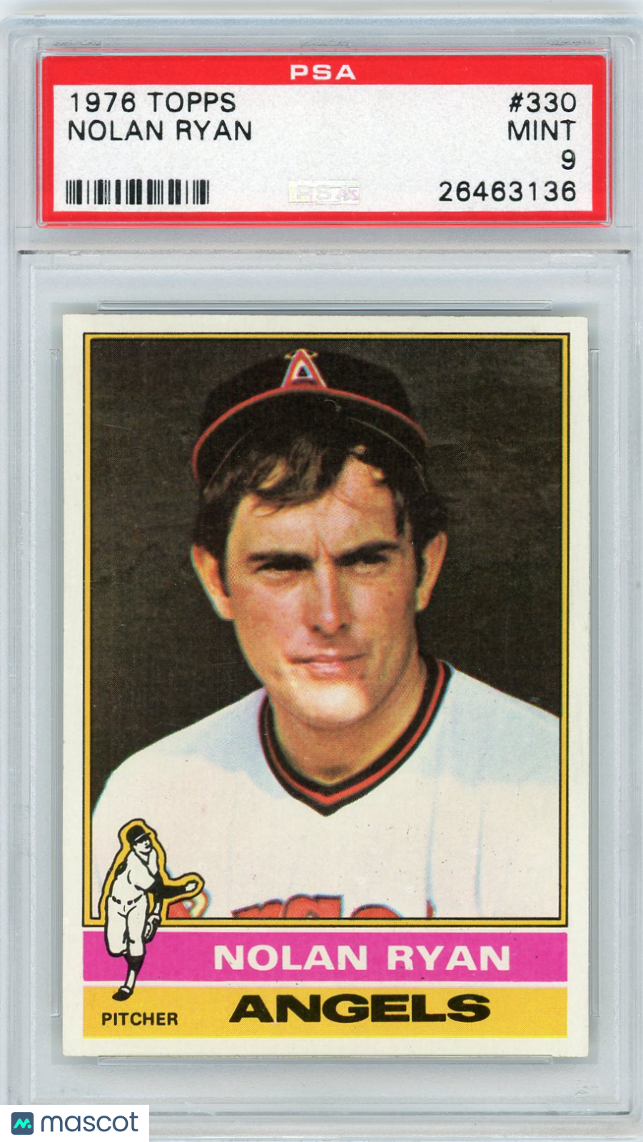 1976 Topps Nolan Ryan #330 PSA 9