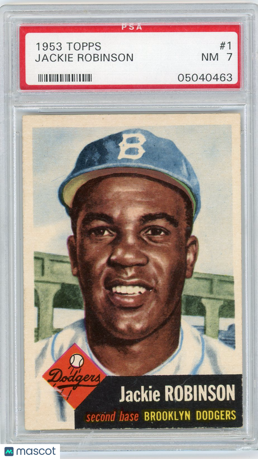 1953 Topps Jackie Robinson #1 PSA 7