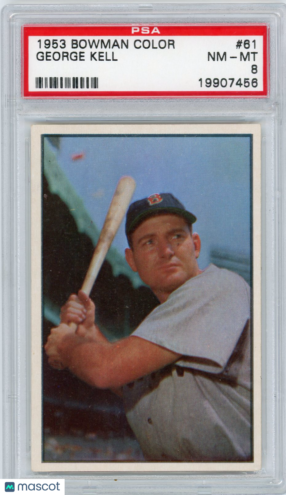 1953 Bowman Color George Kell #61 PSA 8