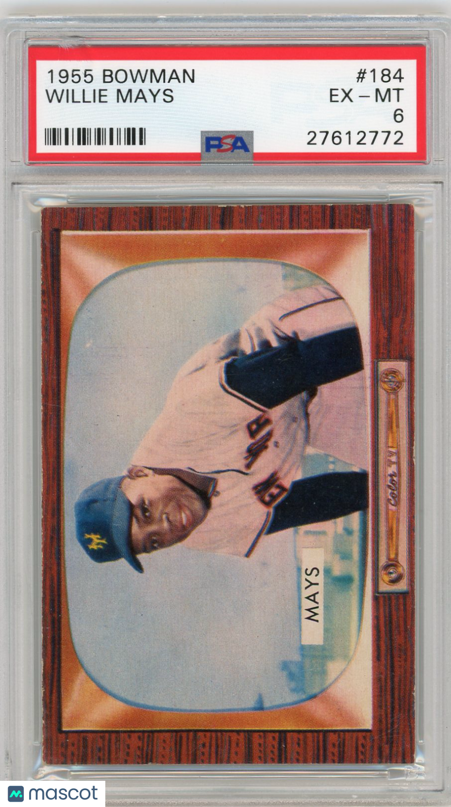 1955 Bowman Willie Mays #184 PSA 6
