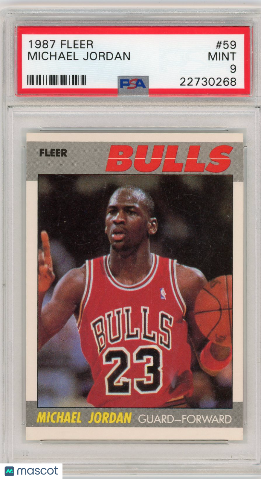 1987 Fleer Michael Jordan #59 PSA 9