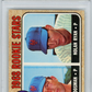 1968 Topps Mets Rookies #177 J. Koosman N. Ryan PSA 7