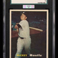 1957 Topps Mickey Mantle #95 SGC 6 MBA Silver