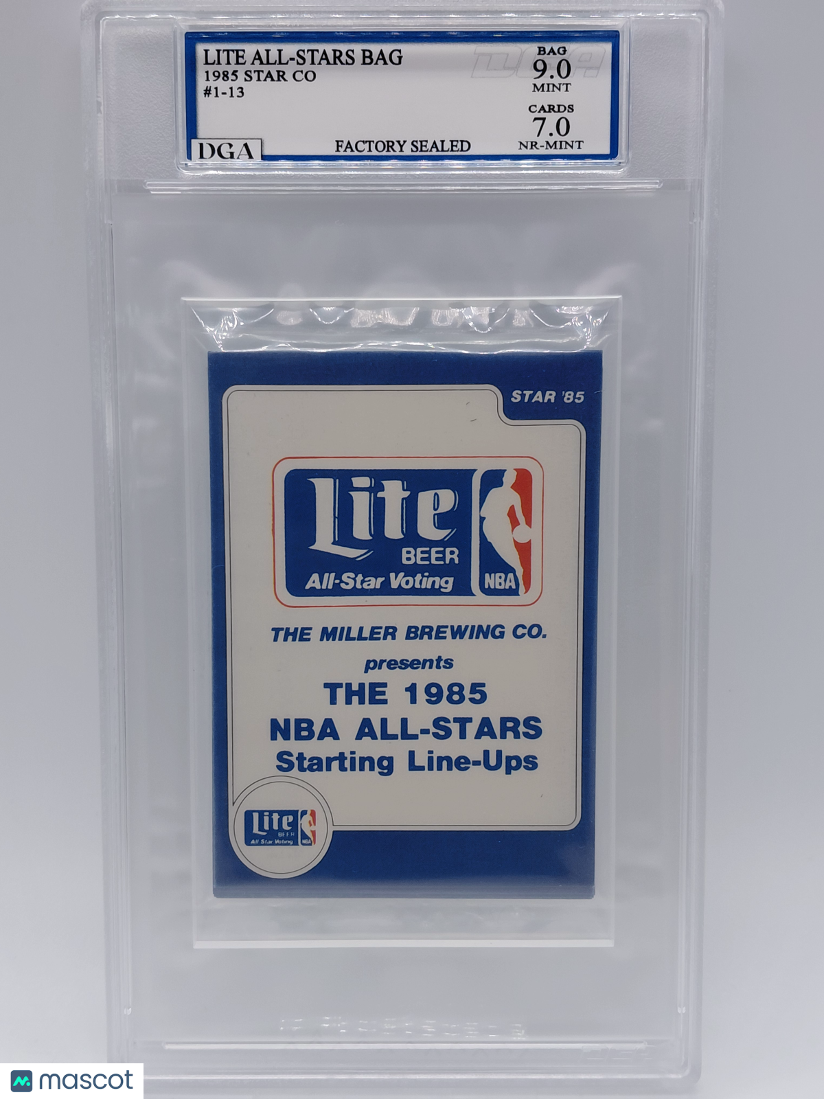 1985 Star Lite All-Stars Factory Sealed Bag DGA 9