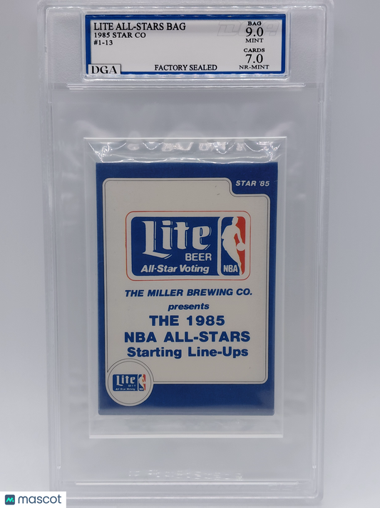 1985 Star Lite All-Stars Factory Sealed Bag DGA 9