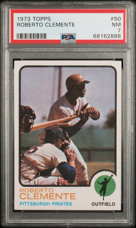 1973 TOPPS ROBERTO CLEMENTE #50 PSA 7