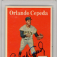 1958 Topps Orlando Cepeda #343 PSA 6 Auto Authentic