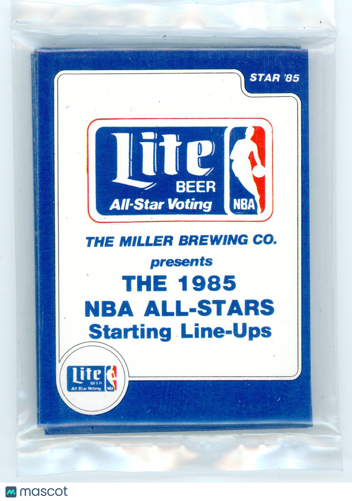 1985 Star Miller Lite All-Stars Bag