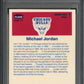 1986 FLEER MICHAEL JORDAN STICKER #8 PSA 8