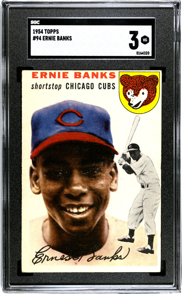 1954 TOPPS ERNIE BANKS #94 SGC 3