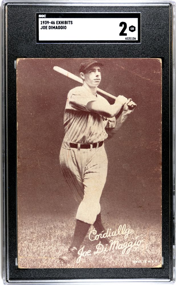 1939-46 JOE DIMAGGIO EXHIBITS SGC 2