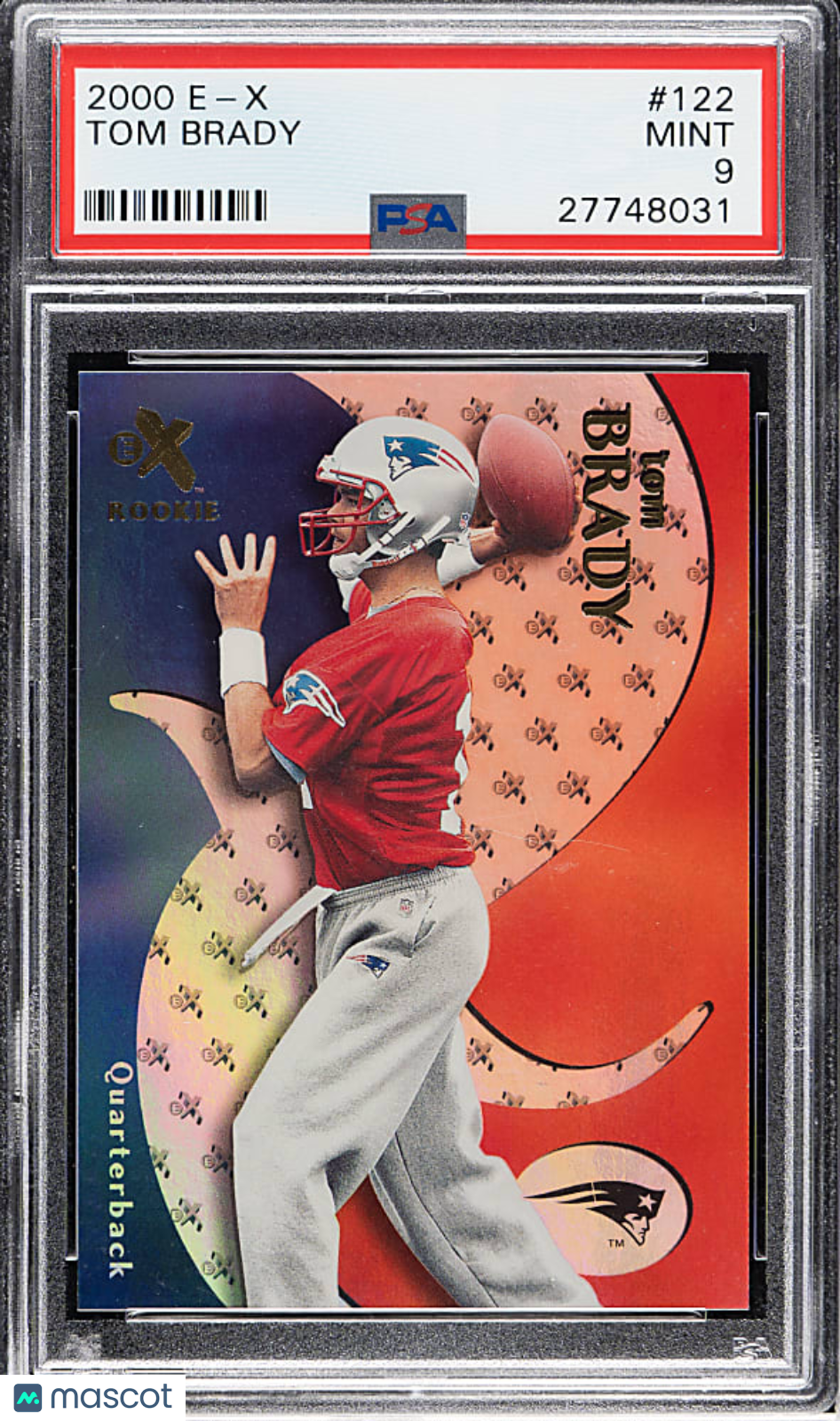 2000 E-X Tom Brady #122 PSA 9
