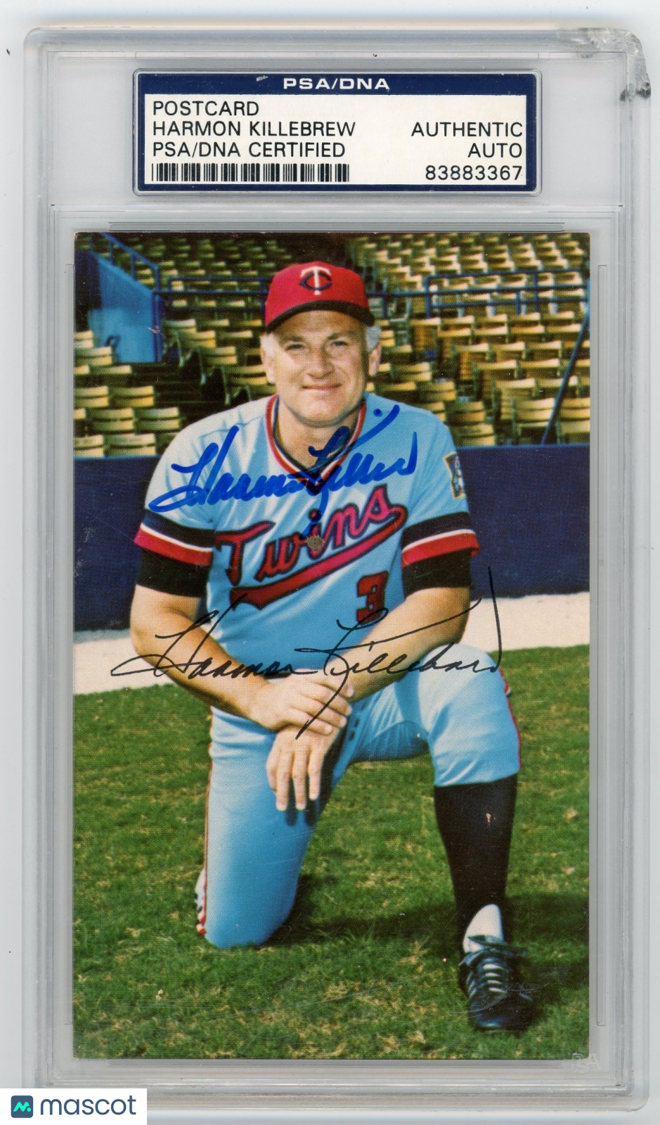 Harmon Killebrew PSA A Auto A