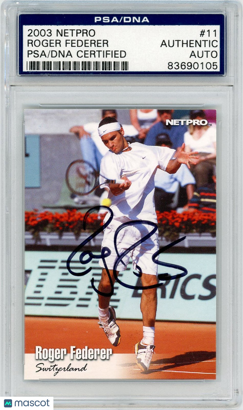 2003 Roger Federer PSA A Auto A