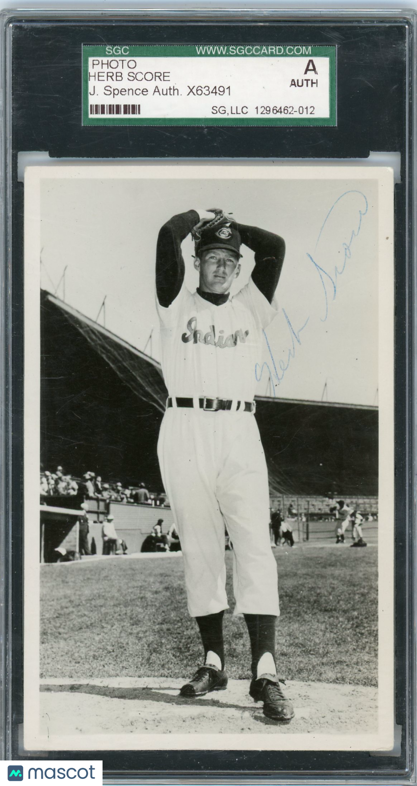 Herb Score Photo SGC Authentic Auto Authentic