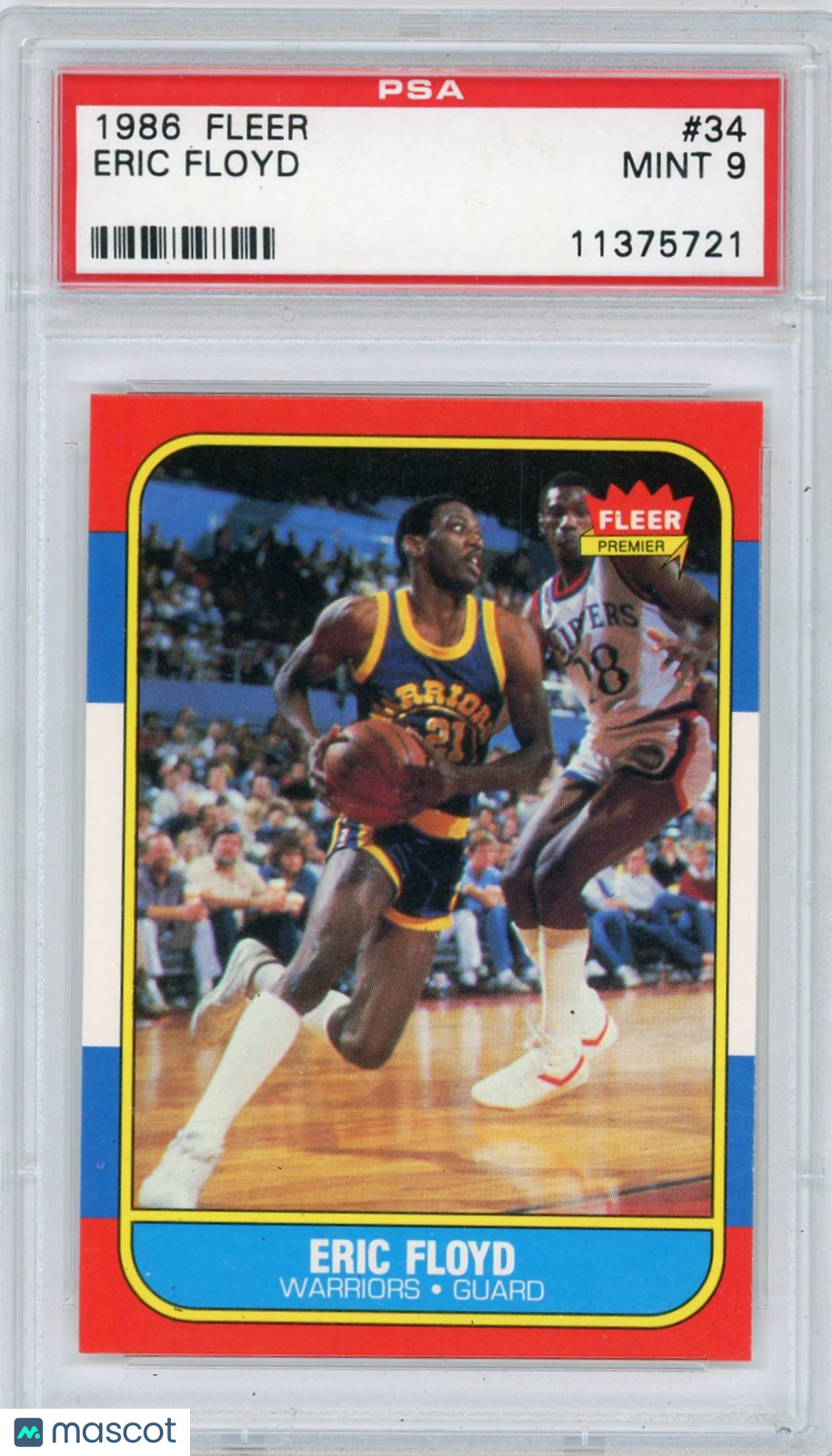 1986 Fleer Eric Floyd #34 PSA 9