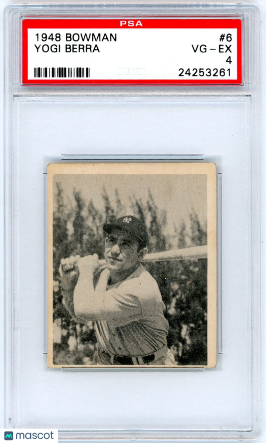 1948 Bowman Yogi Berra #6 PSA 4