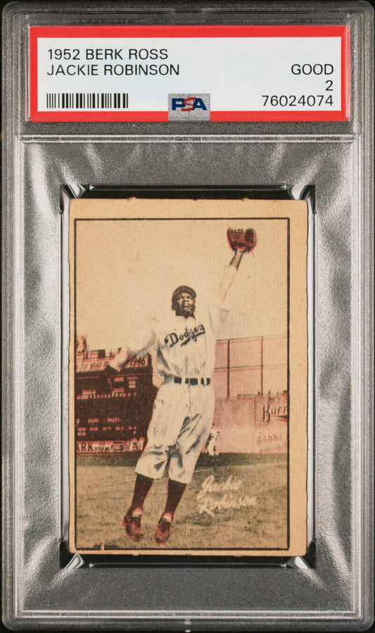 1952 JACKIE ROBINSON BERK ROSS PSA 2