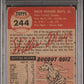 1953 TOPPS WILLIE MAYS #244 PSA AUTHENTIC
