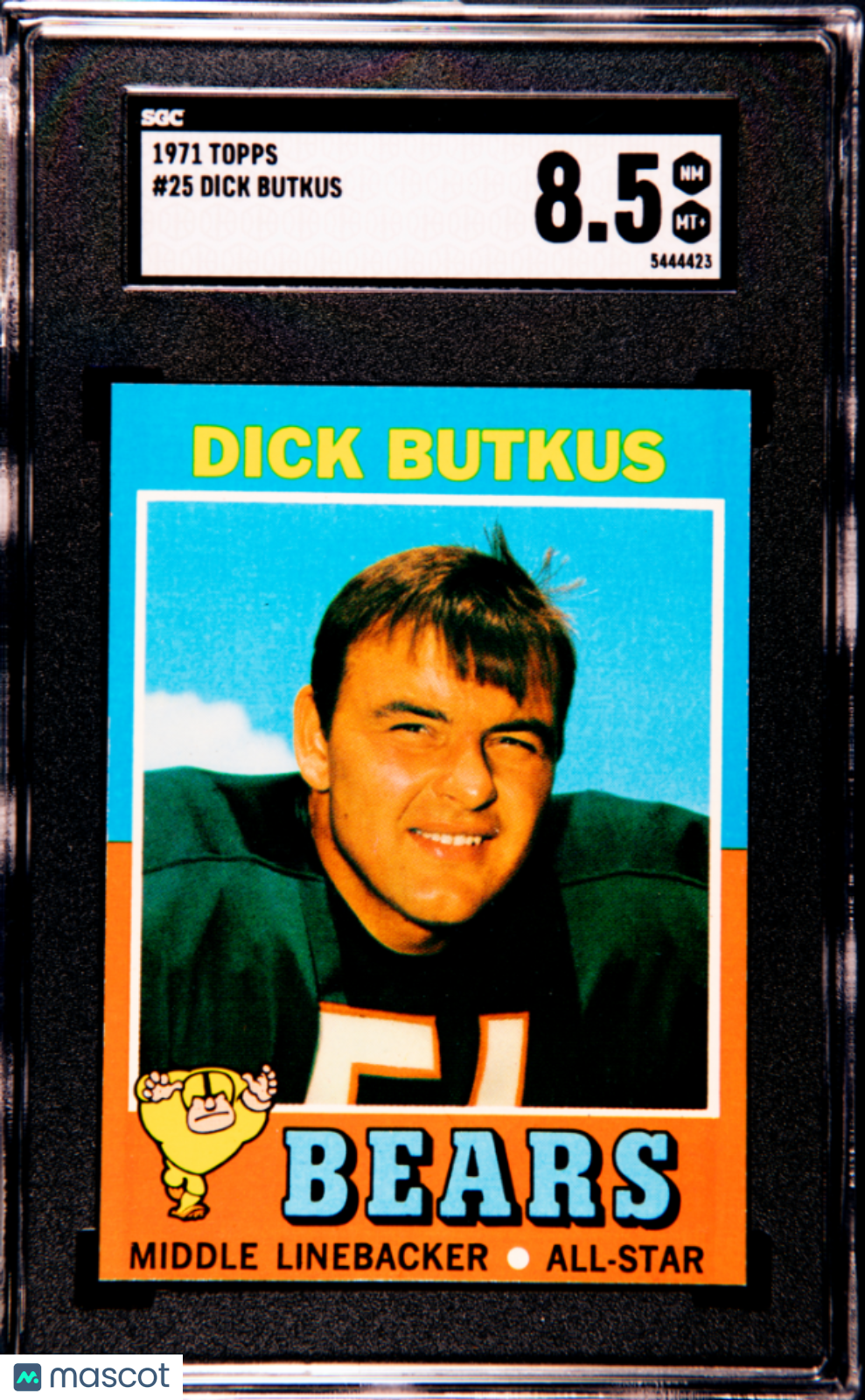 1971 Topps Dick Butkus #25 SGC 8.5