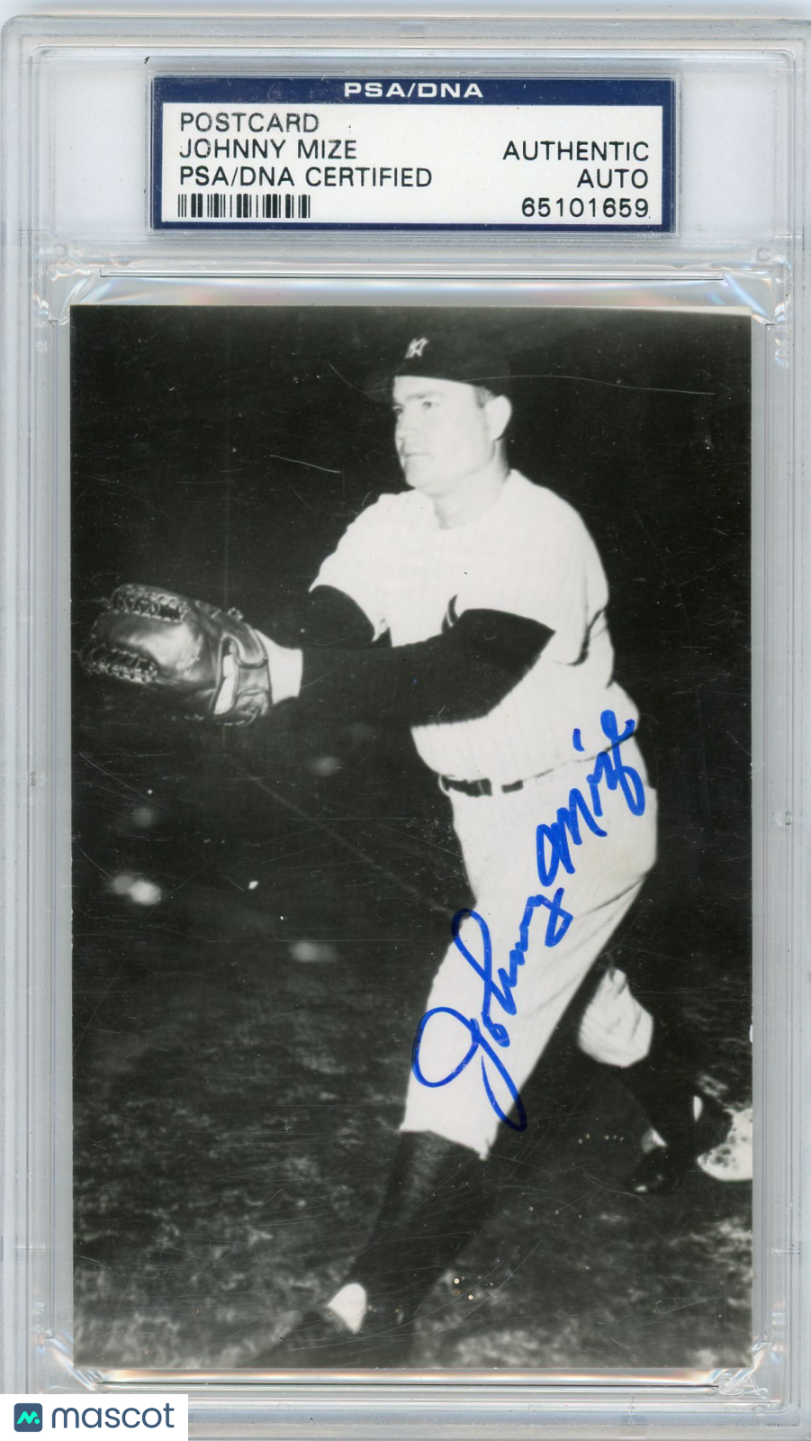 Johnny Mize PSA A Auto A
