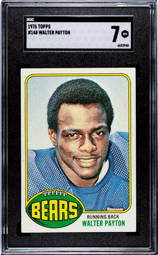 1976 TOPPS WALTER PAYTON #148 SGC 7