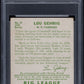 1934 GOUDEY LOU GEHRIG #37 PSA 2