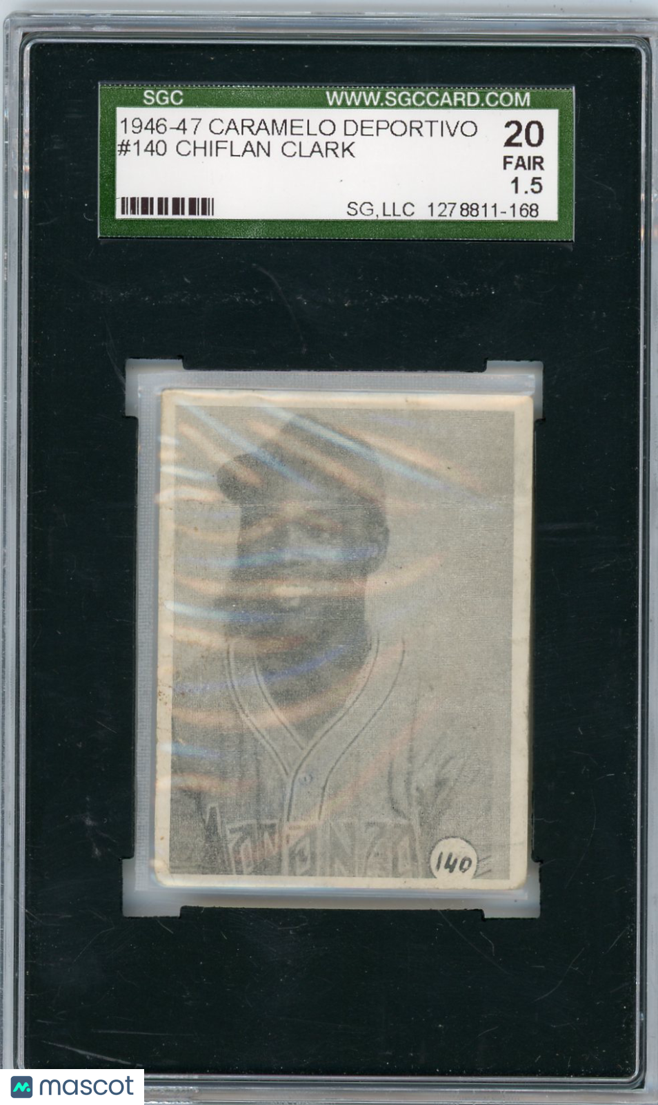 1946 Caramelo Deportivo Chiflan Clark #140 SGC 1.5