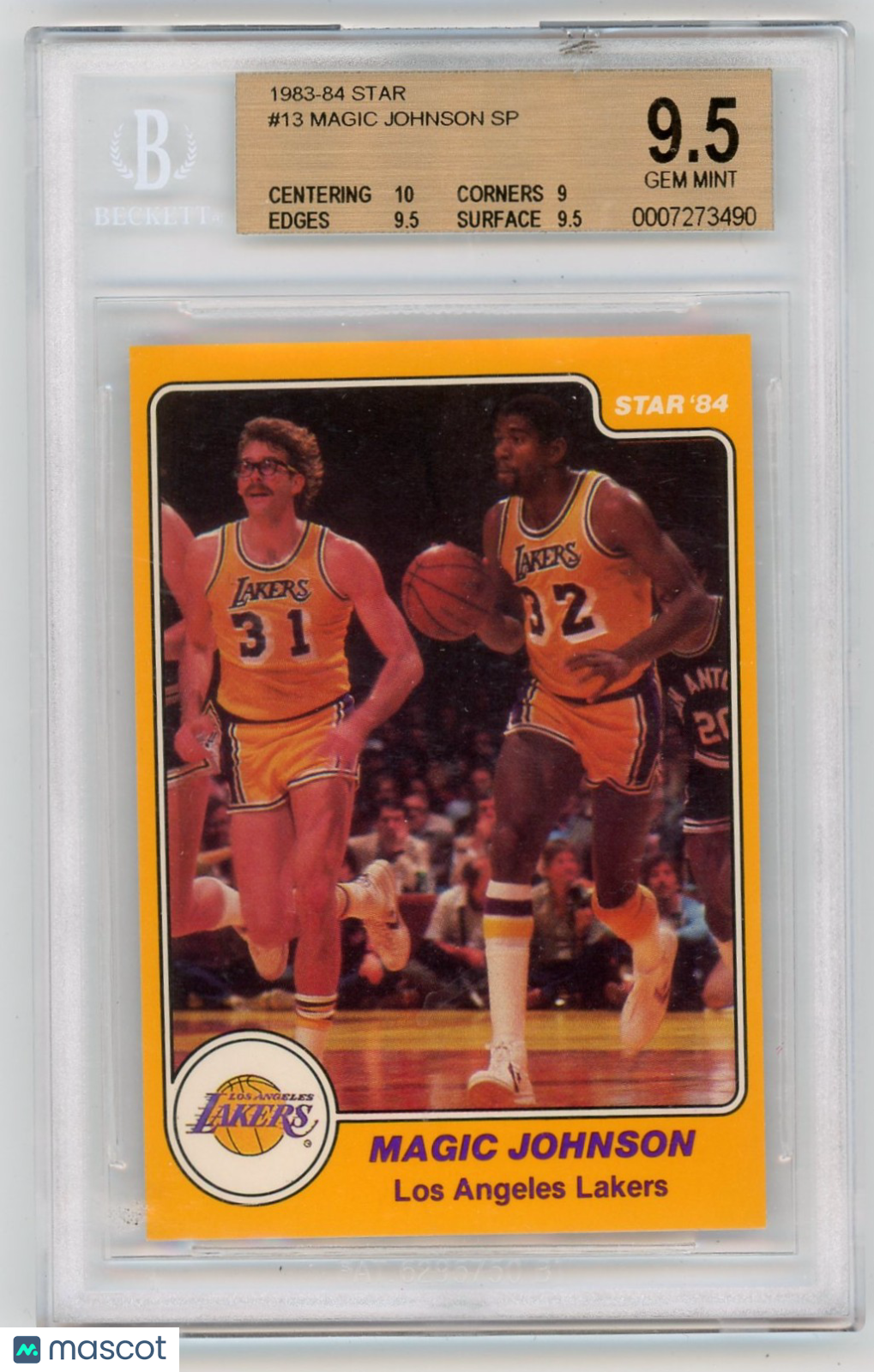 1983 Star Magic Johnson SP ! #13 BGS 9.5