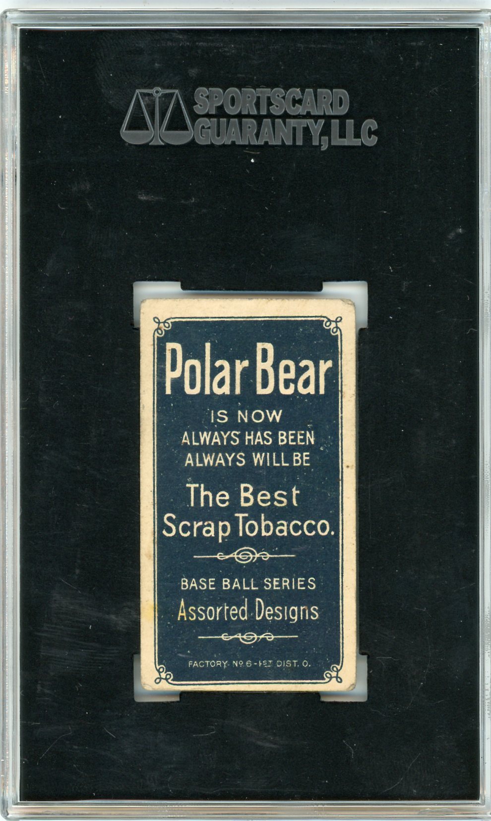 1909 Polar Bear (T206) Addie Joss Pitching SGC 3