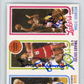 1980 Topps Magic Johnson Larry Bird Julius Erving PSA Authentic Auto Authentic