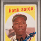 1959 TOPPS HANK AARON #380 PSA/DNA 3.5