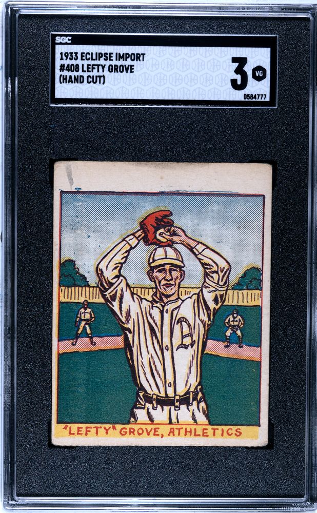 1933 ECLIPSE LEFTY GROVE IMPORT #408 SGC 3