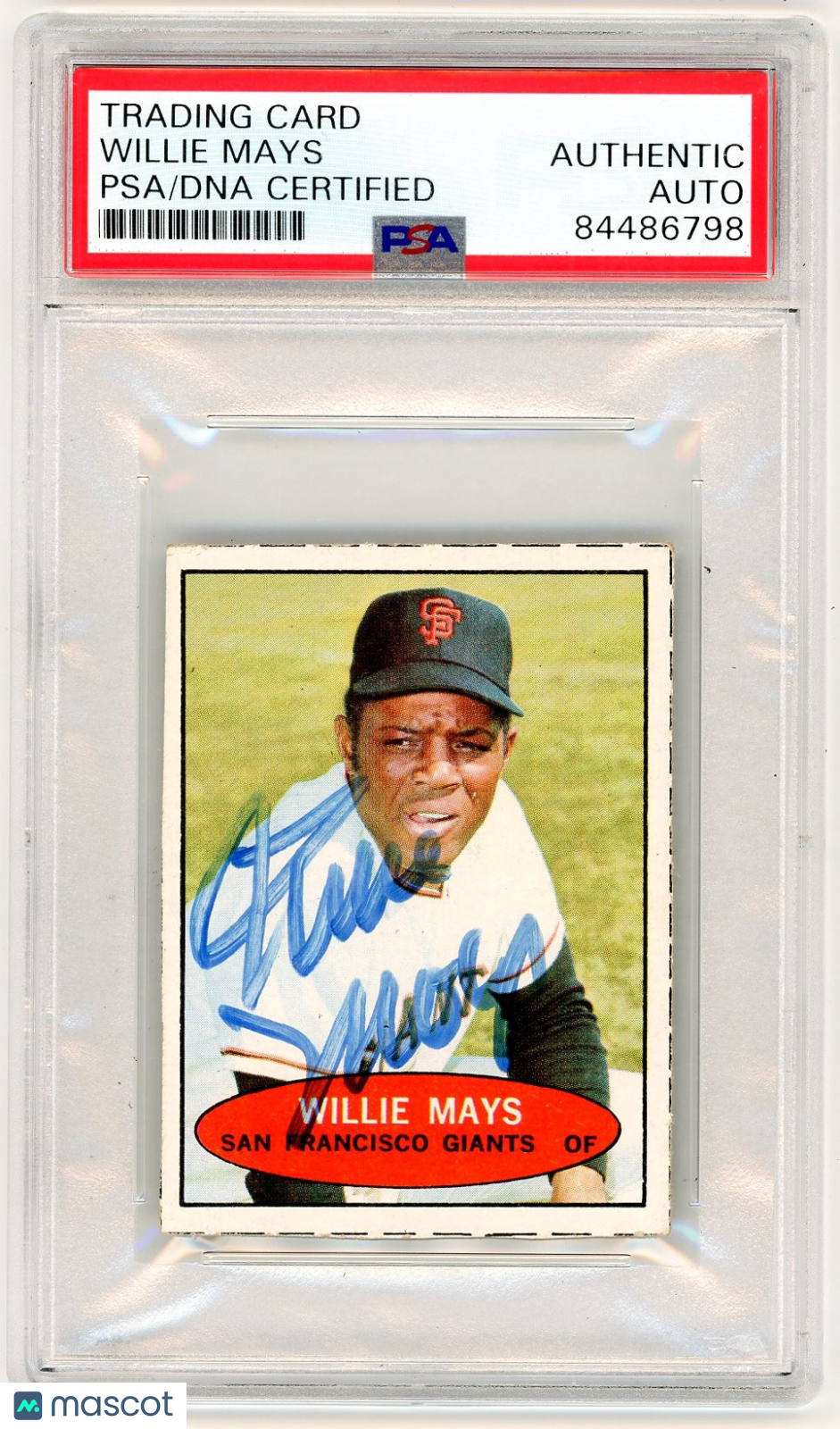 1957 Willie Mays PSA A Auto A