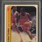 1986 FLEER MICHAEL JORDAN STICKER #8 PSA 8