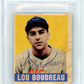 1949 Leaf Lou Boudreau MG #106 Rookie BVG Authentic BAS Auto Authentic