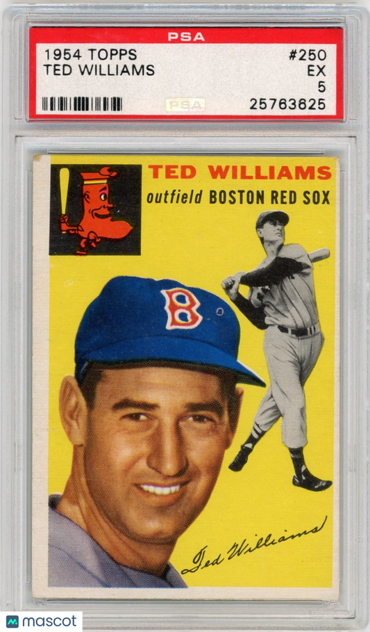 1954 Topps Ted Williams #250 PSA 5