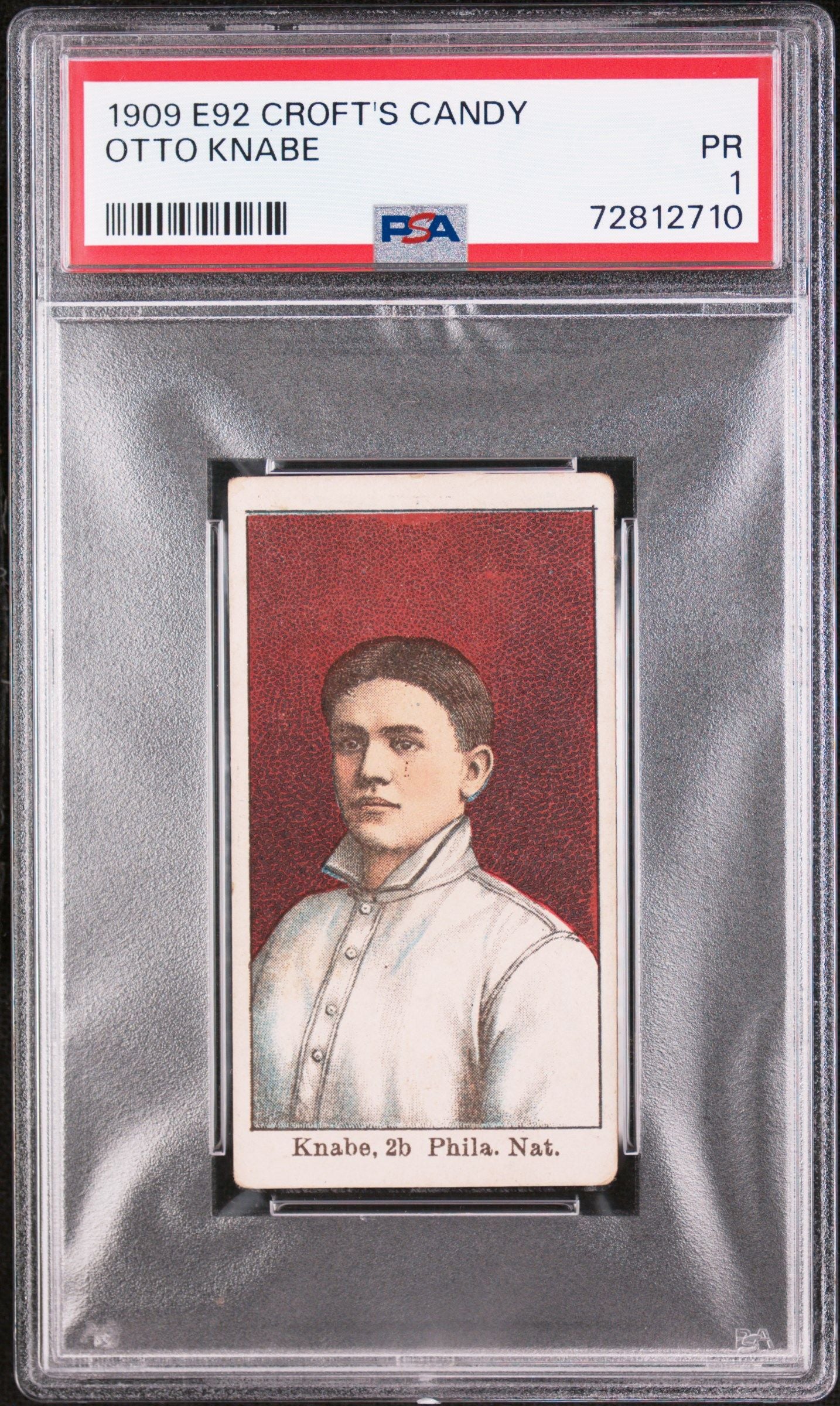 1909 OTTO KNABE E92 CROFT'S CANDY PSA 1