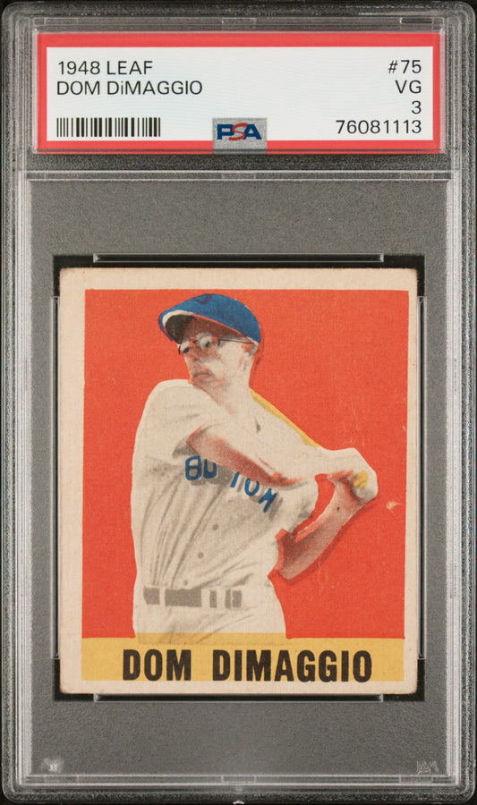 1948 LEAF DOM DIMAGGIO #75 PSA 3