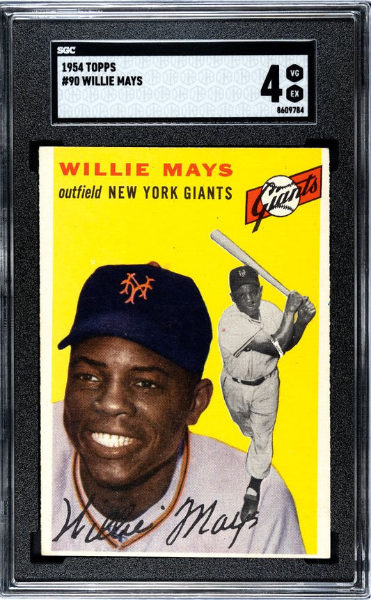 1954 TOPPS WILLIE MAYS #90 SGC 4