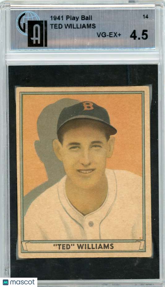 1941 Play Ball Ted Williams #14 GAI 4.5